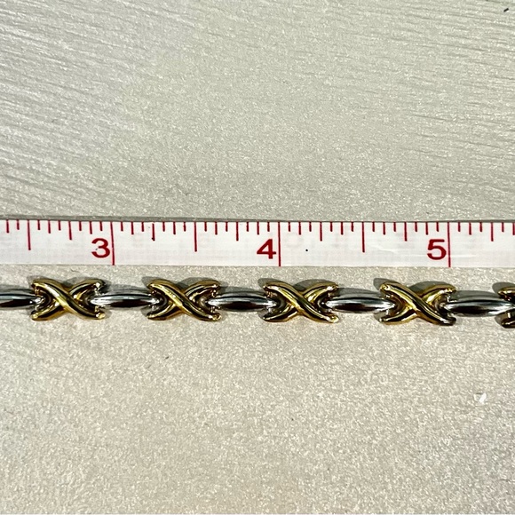 Vintage, Silver 925 and Gold plated Bracelet - Picture 5 of 7